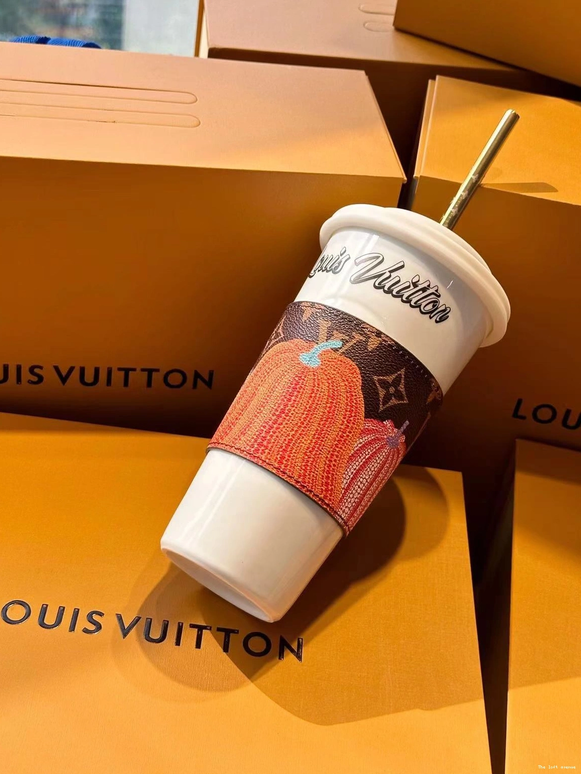 STRAW LOUIS CUSTOM AND CUP 0808